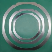 Prsteň z nehrdzavejúcej ocele valcovaný za studena